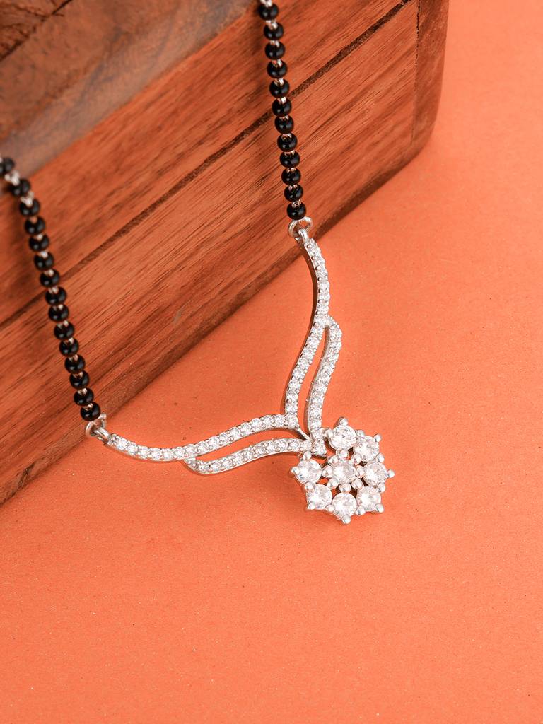 GIVA 925 Sterling Silver Layered Stunning Mangalsutra