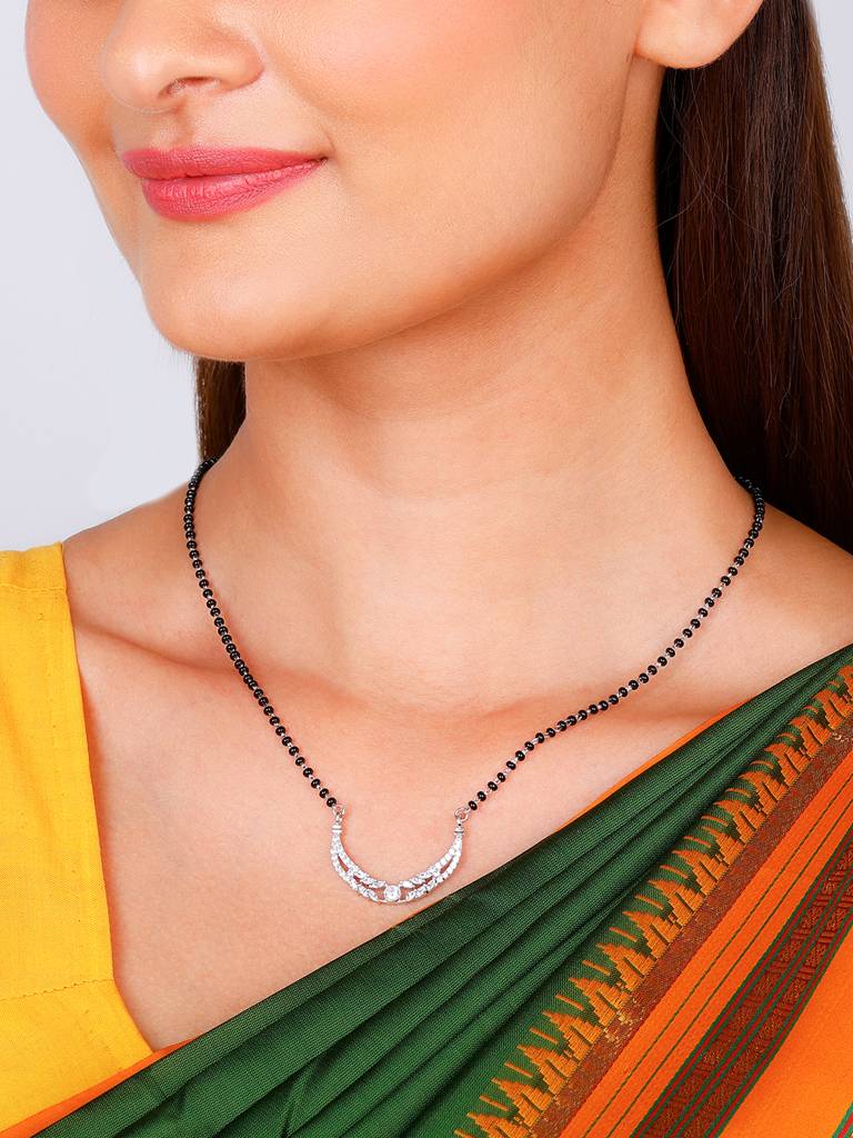 GIVA 925 Sterling Silver Sailing in Love Mangalsutra