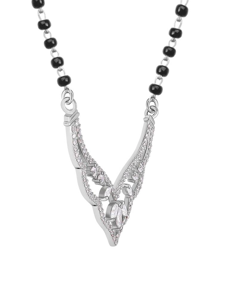 GIVA 925 Sterling Silver Crown Mangalsutra