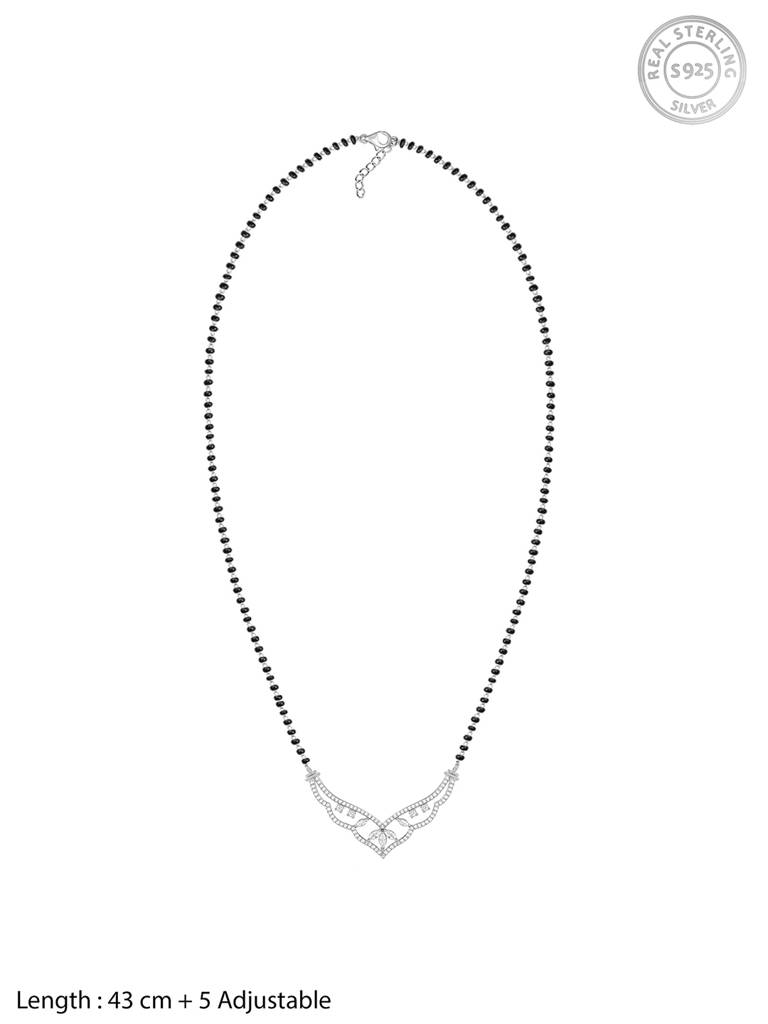 GIVA 925 Sterling Silver Crown Mangalsutra