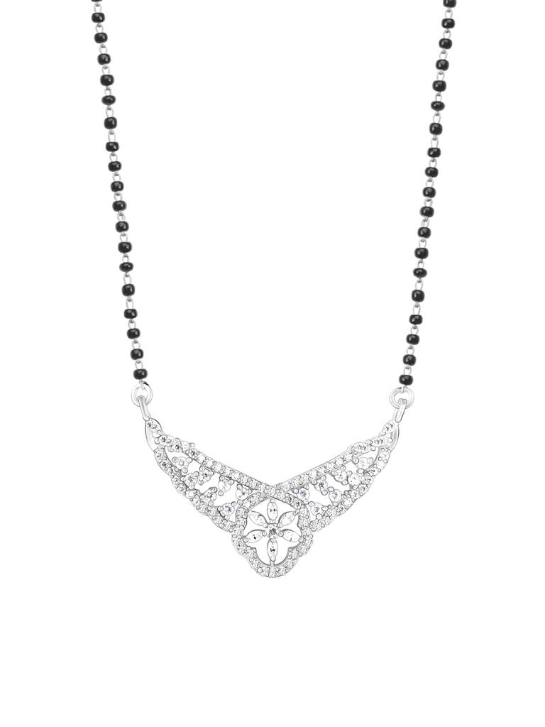 GIVA 925 Sterling Silver Fresh Flower Mangalsutra