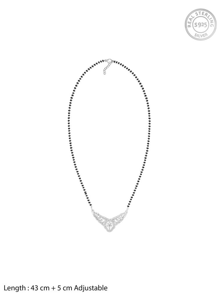 GIVA 925 Sterling Silver Fresh Flower Mangalsutra