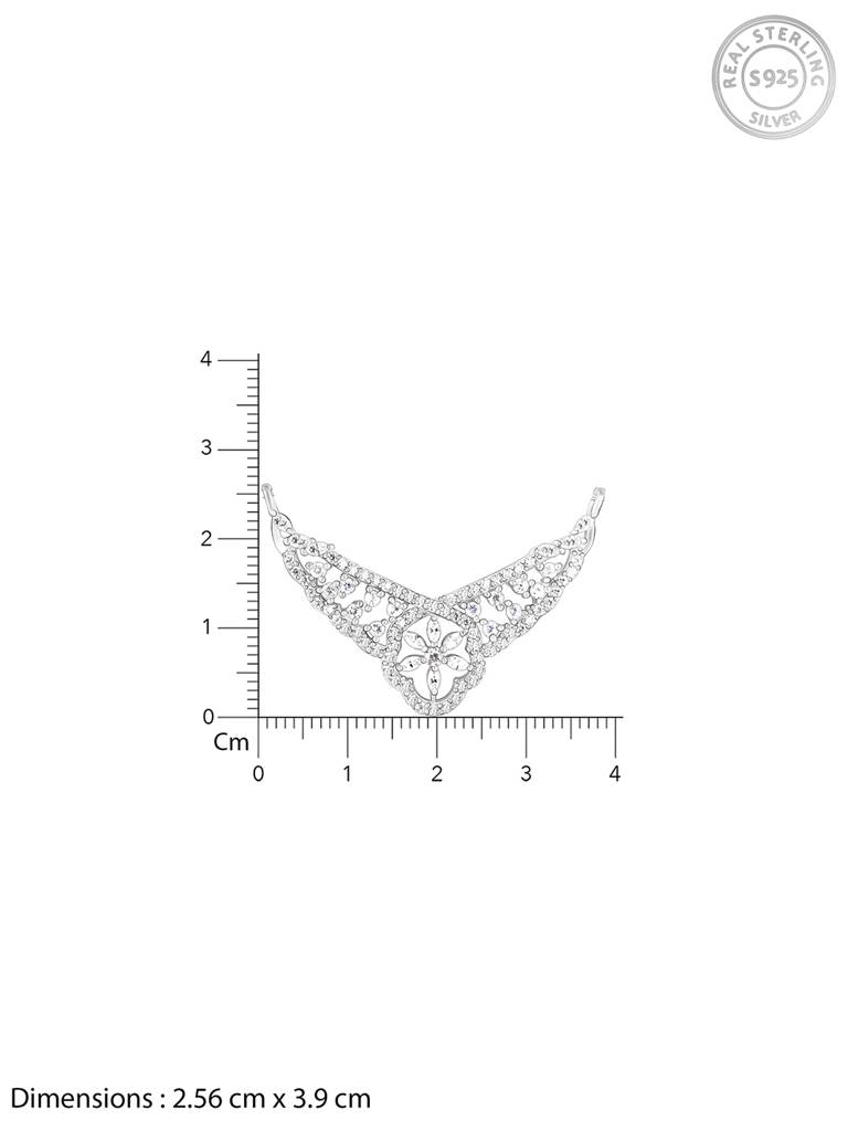 GIVA 925 Sterling Silver Fresh Flower Mangalsutra