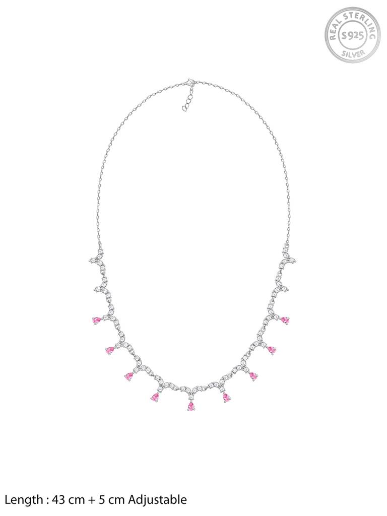 GIVA 925 Sterling Silver Cherry Delight Necklace