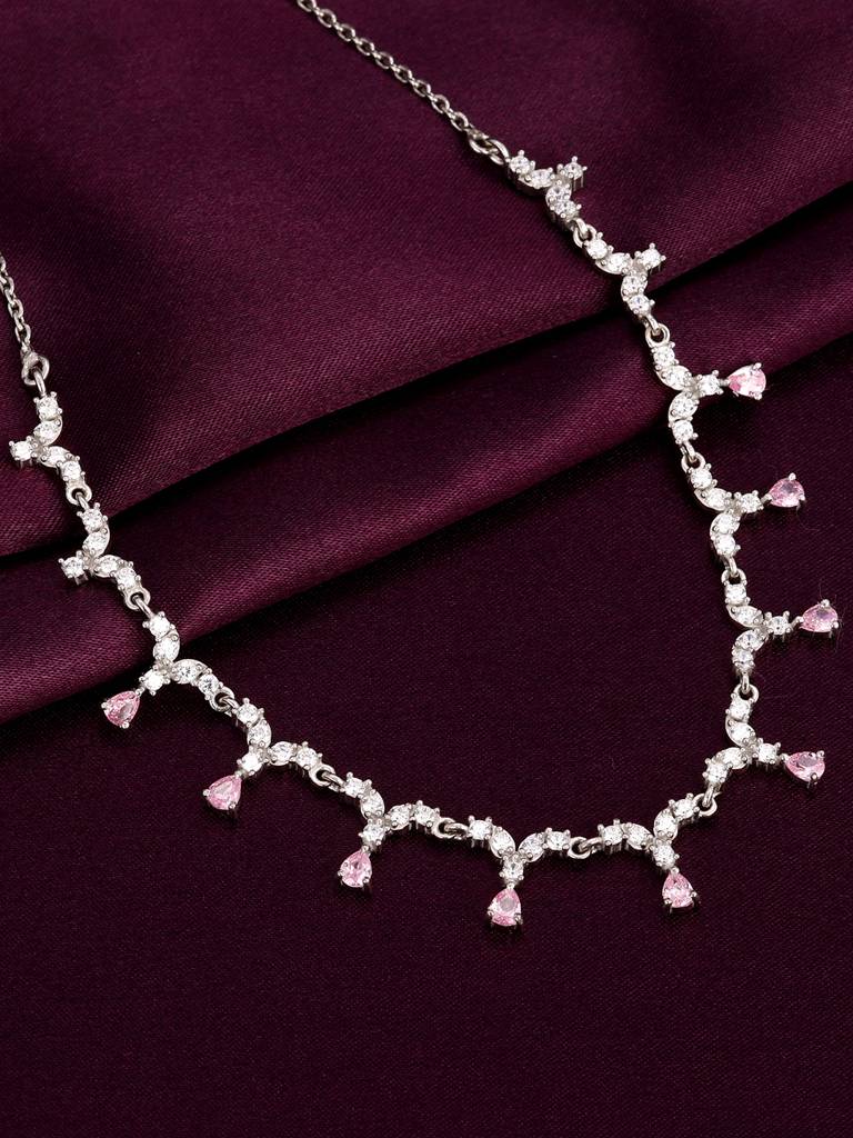 GIVA 925 Sterling Silver Cherry Delight Necklace