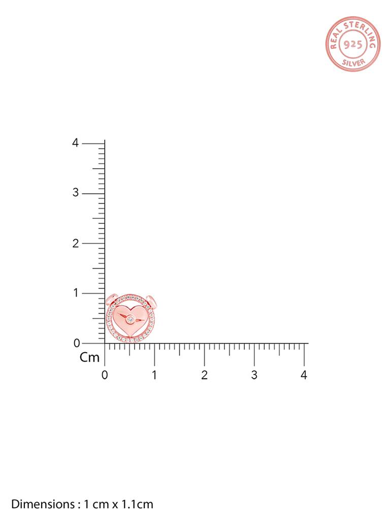 GIVA 925 Sterling Silver Rose Gold I Miss You Set