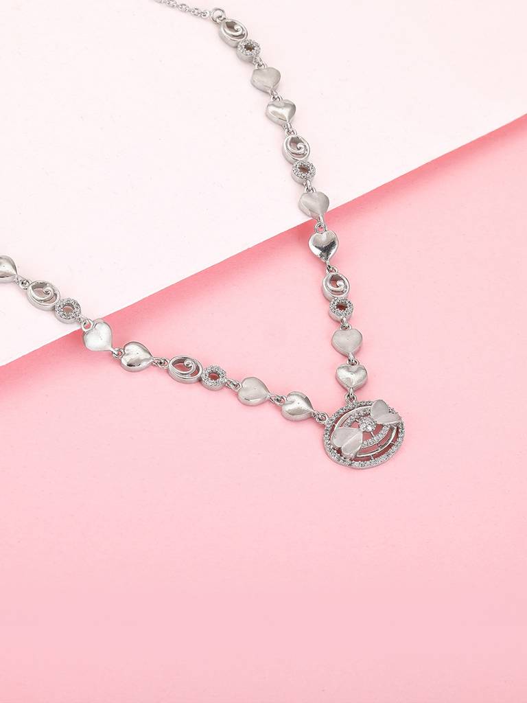 GIVA 925 Sterling Silver Tender Love Necklace
