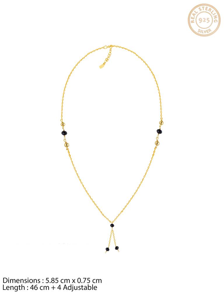 GIVA 925 Sterling Silver Golden Classic Swaying Mangalsutra