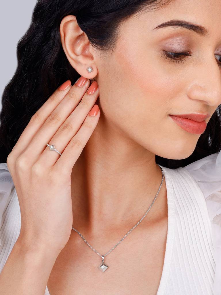 Giva 925 Sterling Silver Angels Of The Cube Signature Set