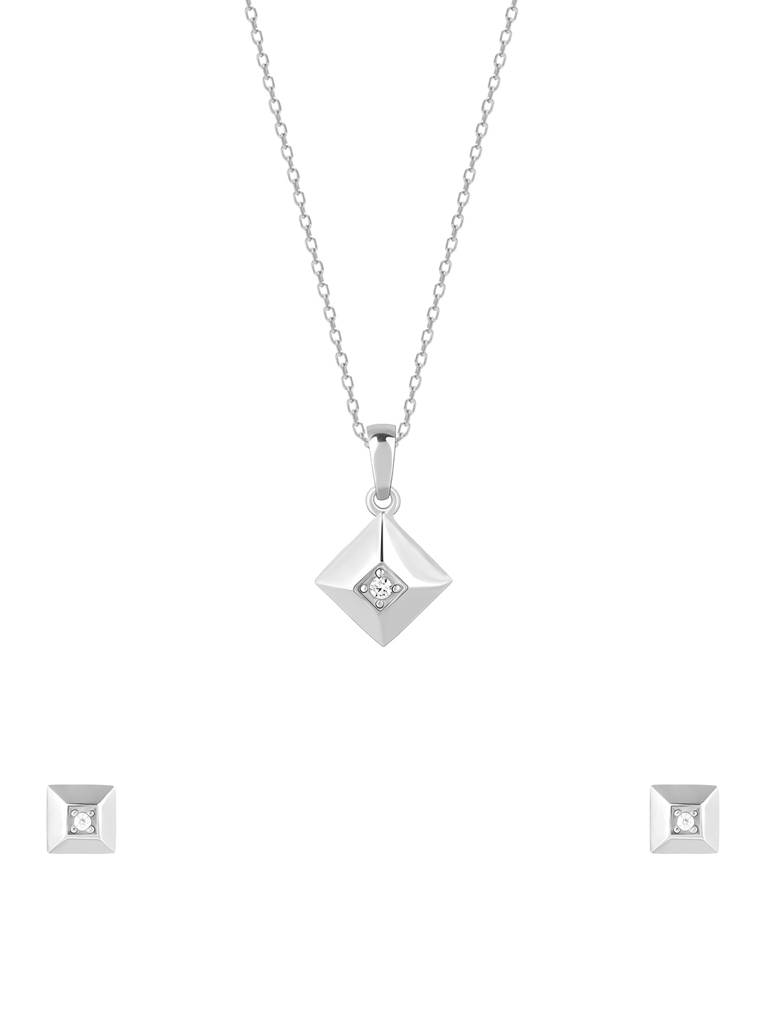 Giva 925 Sterling Silver Angles Of The Cube Signature Set