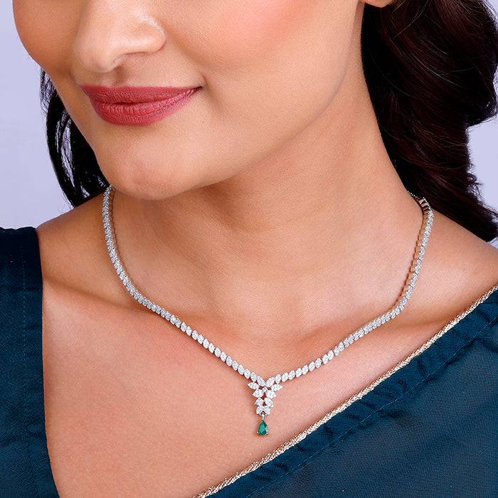Giva 925 Sterling Silver Party Wear Necklace| Pendant To Gift Women & Girls | With Certifi : PD01745