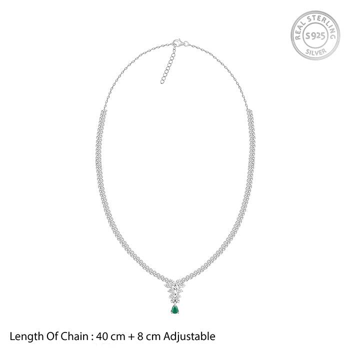 Giva 925 Sterling Silver Party Wear Necklace| Pendant To Gift Women & Girls | With Certifi : PD01745