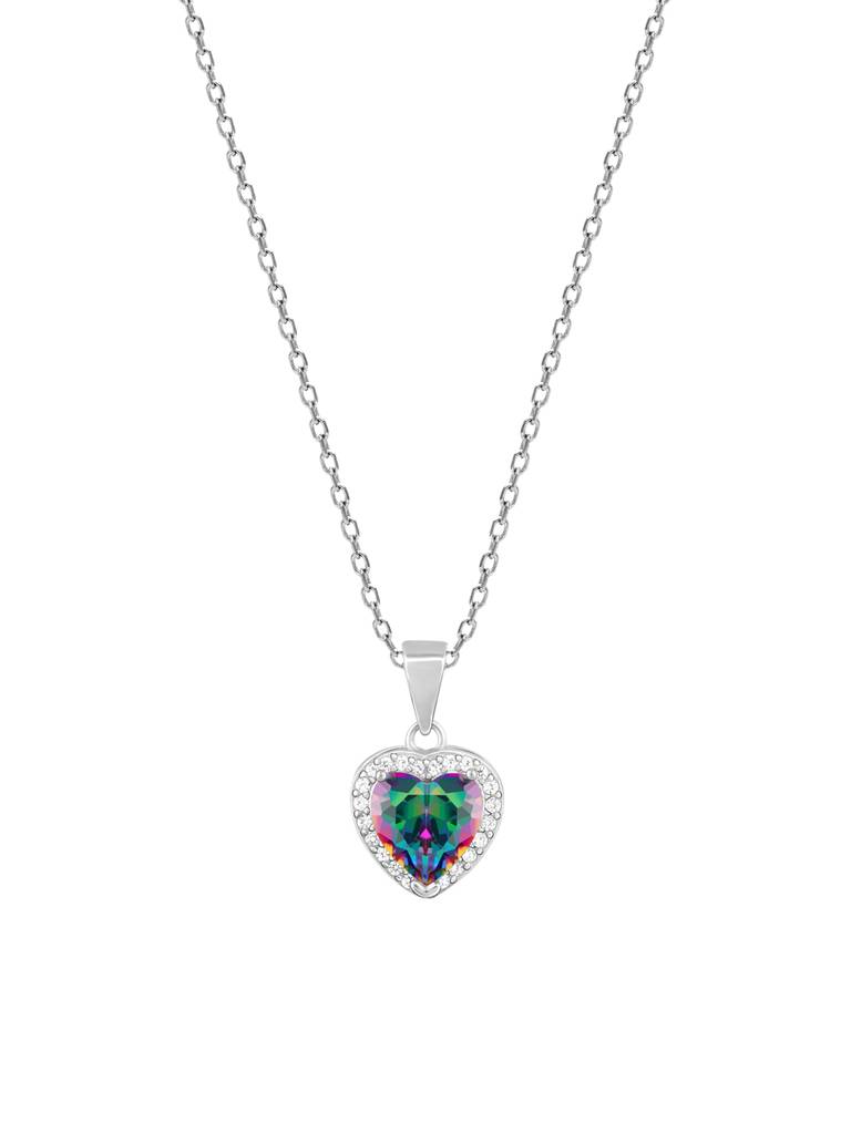 Giva 925 Sterling Silver My True Feelings Pendant With Link Chain