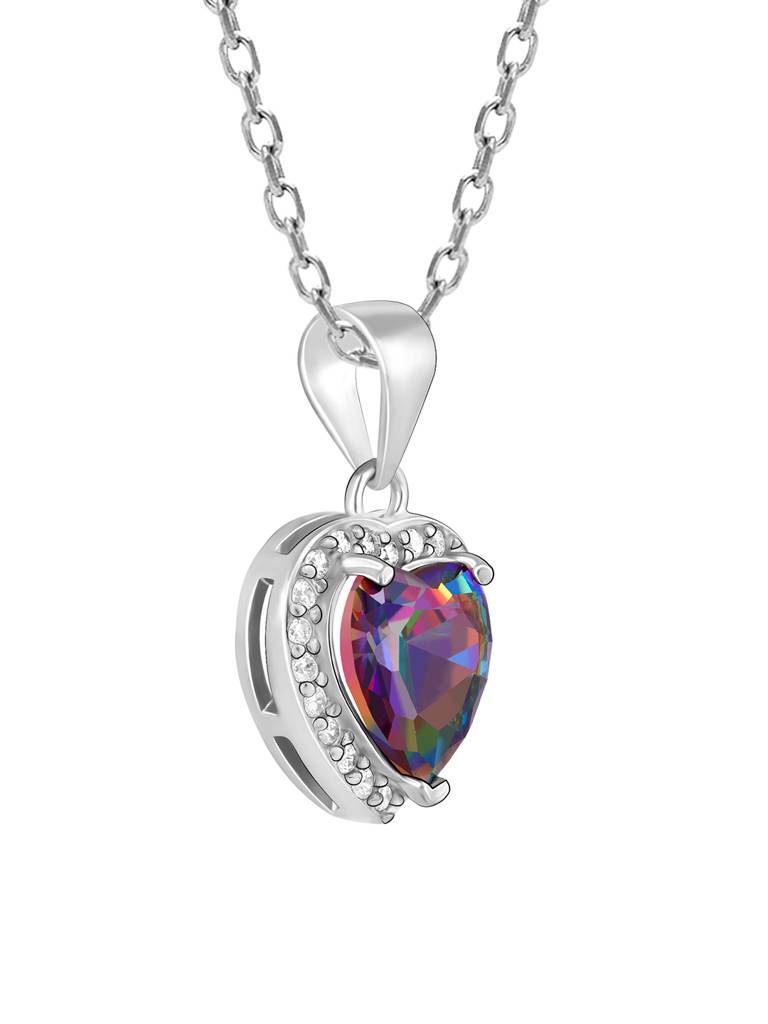 Giva 925 Sterling Silver My True Feelings Pendant With Link Chain