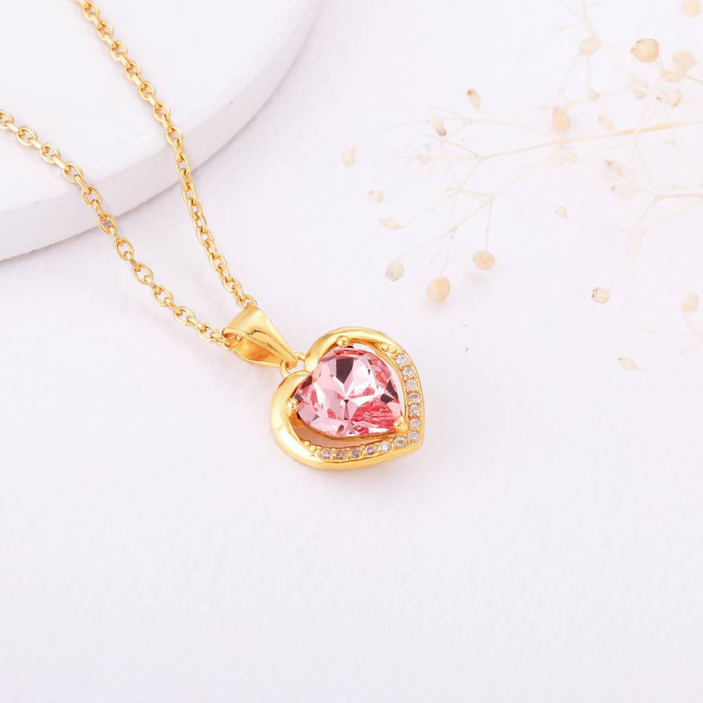 Giva 925 Sterling Silver Golden Dreamy Heart Pendant | Pendant To Gift Women & Girls | Wit : PD01797