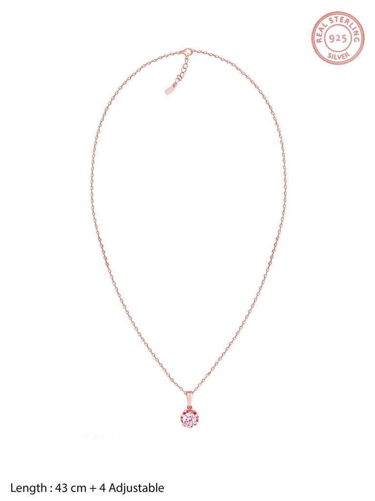 Giva 925 Sterling Silver Rose Gold You'Re One Of A Kind Set Of Three