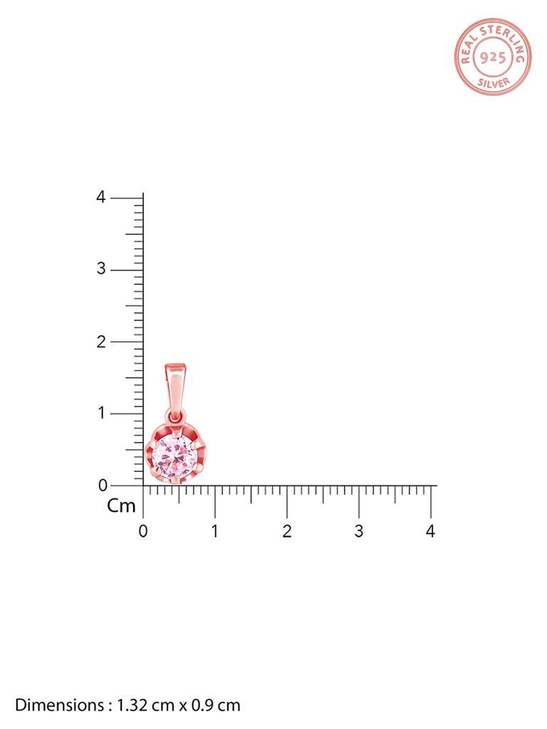 Giva 925 Sterling Silver Rose Gold You'Re One Of A Kind Set With Link Chain