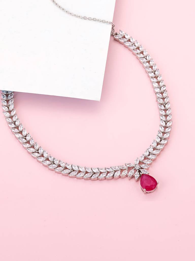 Giva 925 Sterling Silver Mid Spring Magnolia Necklace