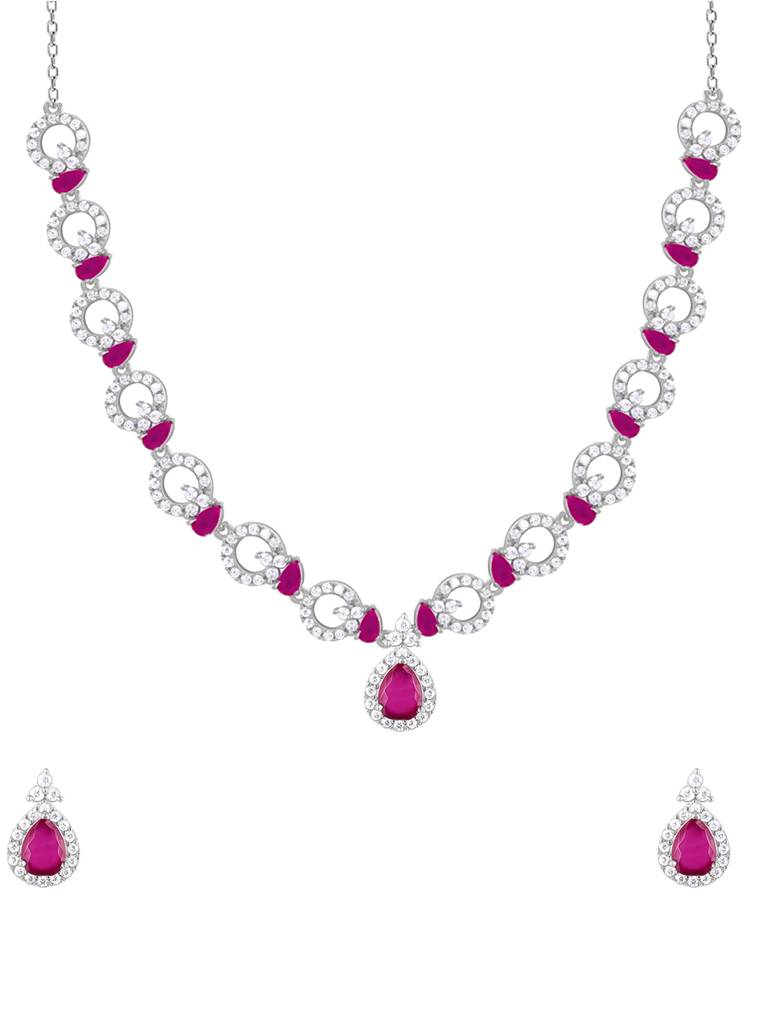 Giva 925 Sterling Silver Zircon Ballentine Set
