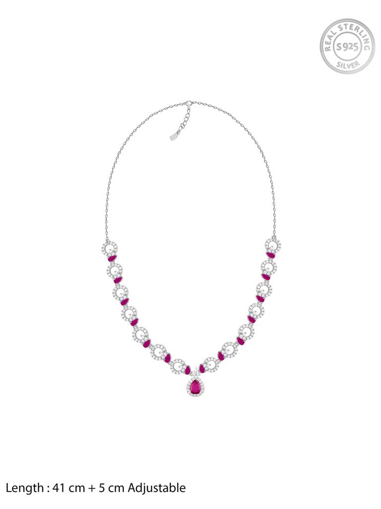 Giva 925 Sterling Silver Zircon Ballentine Set
