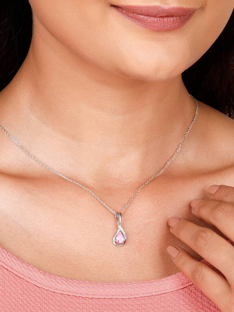 Giva 925 Sterling Silver Joy Of Raindrops Pendant With Link Chain