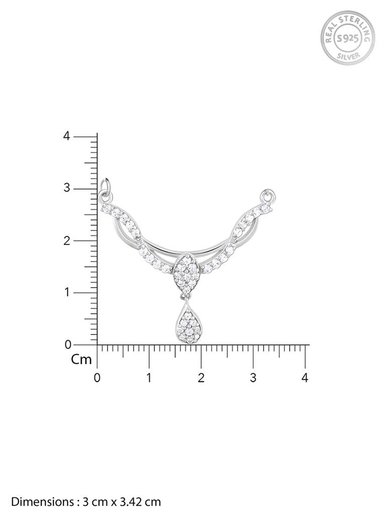 Giva 925 Sterling Silve Teardrop Mangalsutra