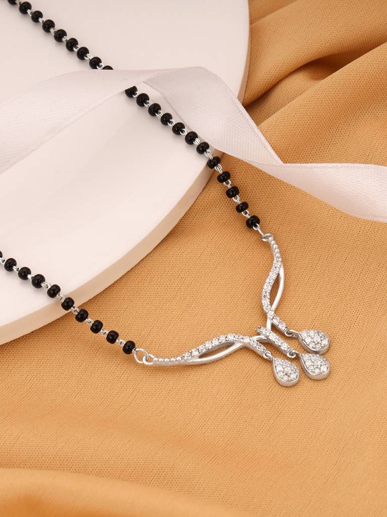 Giva 925 Sterling Silver Fall In Love Mangalsutra