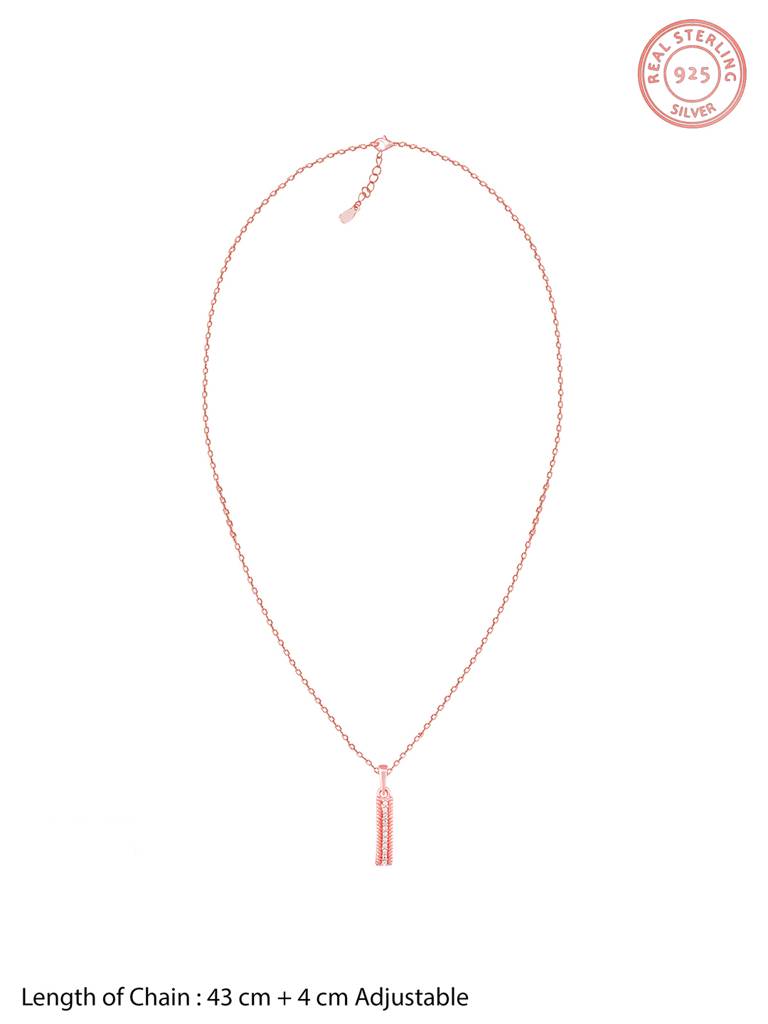 Giva 925 Sterling Silver Vintage Pendant With Link Chain