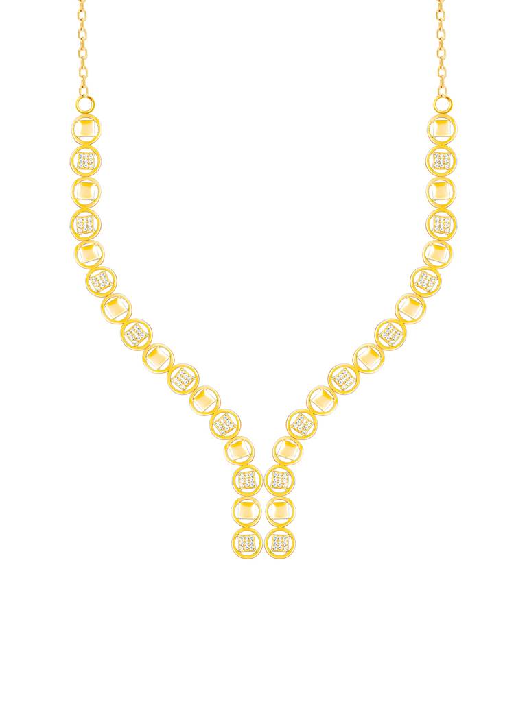 Giva 925 Sterling Silver Anushka Sharma Golden Rhythm Of The Night Necklace