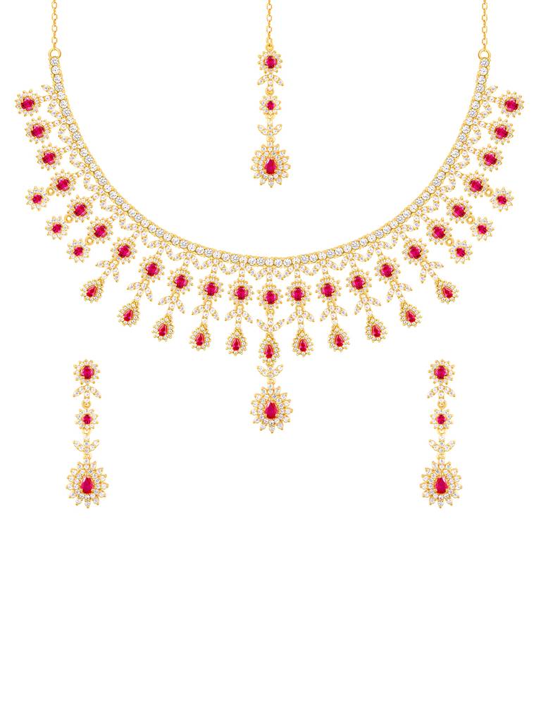 Giva 925 Sterling Silver Anushka Sharma Golden Empress Bridal Set Of Three