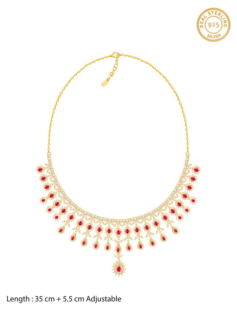 Giva 925 Sterling Silver Anushka Sharma Golden Empress Bridal Set Of Three
