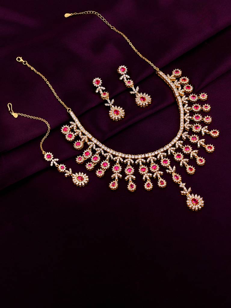 Giva 925 Sterling Silver Anushka Sharma Golden Empress Bridal Set Of Three