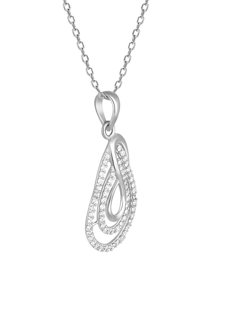 Giva 925 Sterling Silver Gorgeously You Pendant With Link Chain