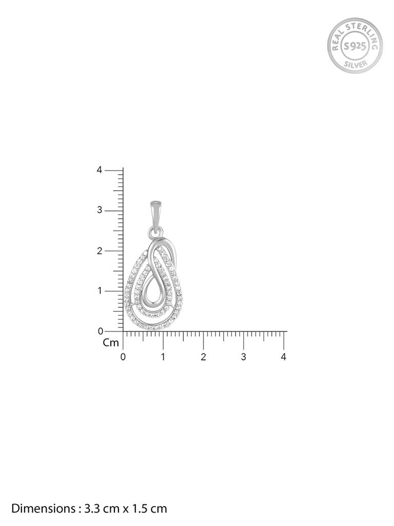 Giva 925 Sterling Silver Gorgeously You Pendant With Link Chain