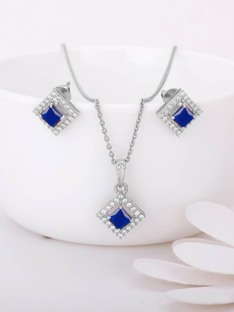 Giva 925 Sterling Silver Oceanic Square Set