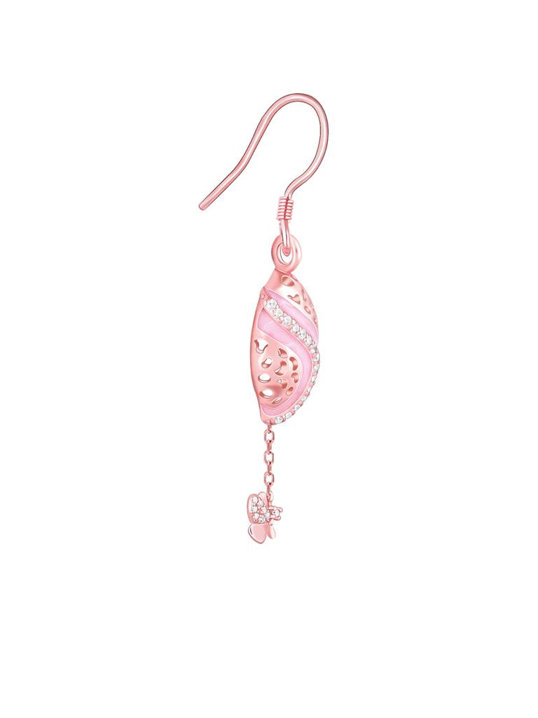 Giva 925 Sterling Silver Rose Gold Winged Beauty Set Of Three