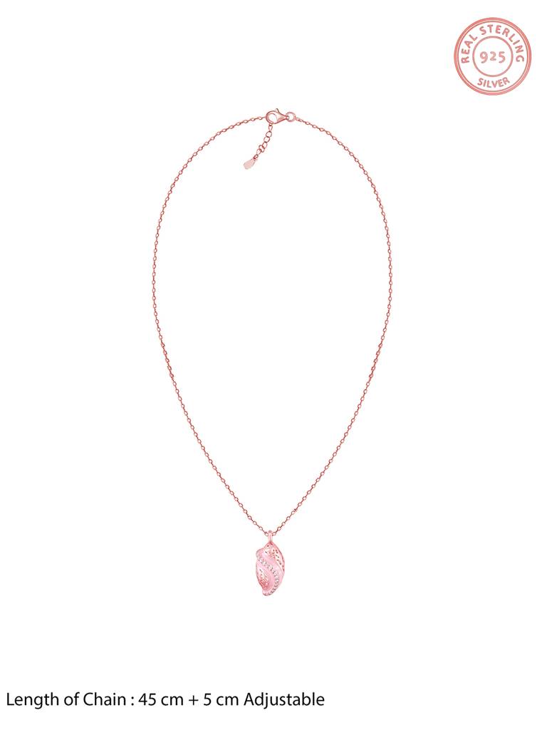 Giva 925 Sterling Silver Rose Gold Winged Beauty Set Of Three