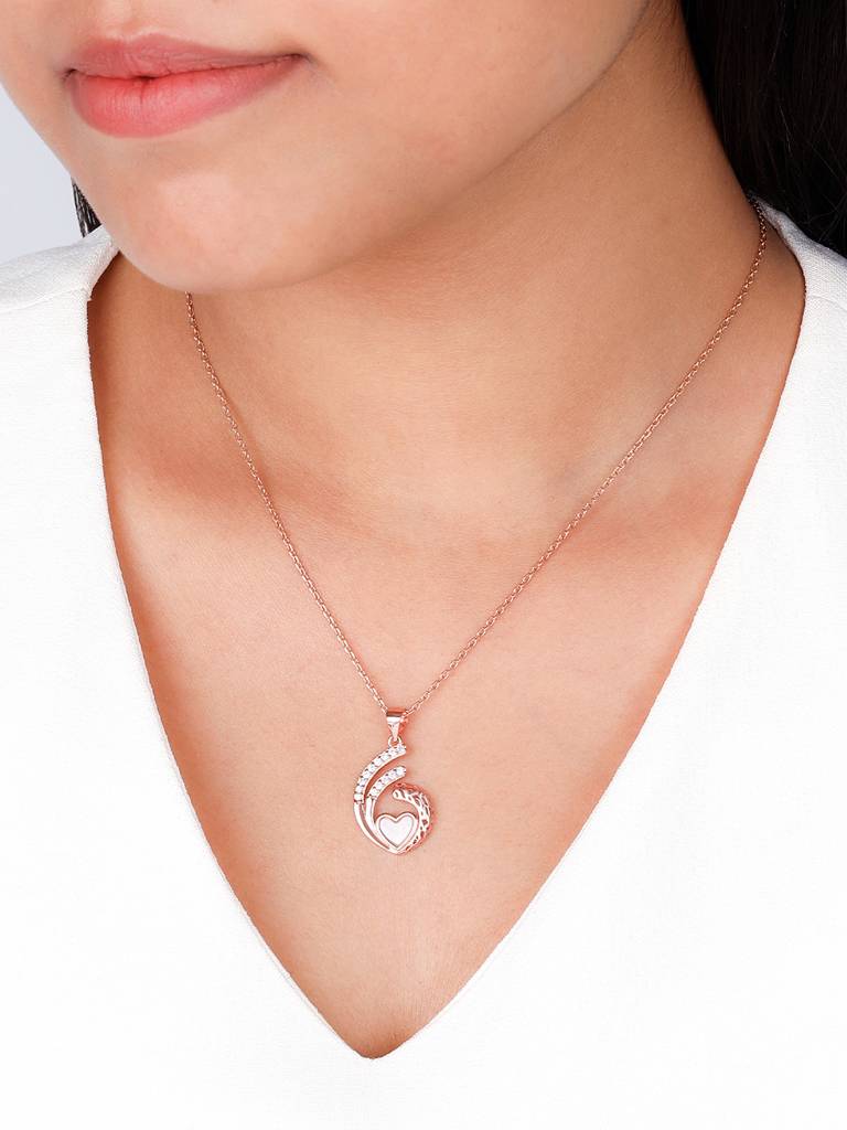 Giva 925 Sterling Silver Rose Gold Tender Affection Set