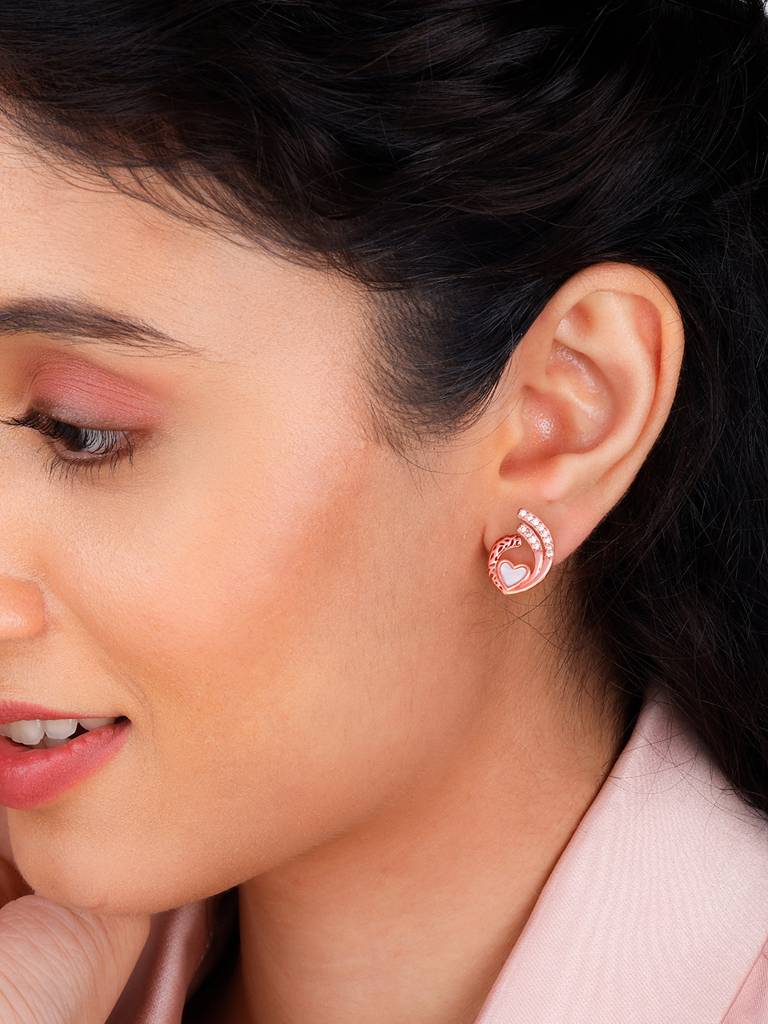 Giva 925 Sterling Silver Rose Gold Tender Affection Set