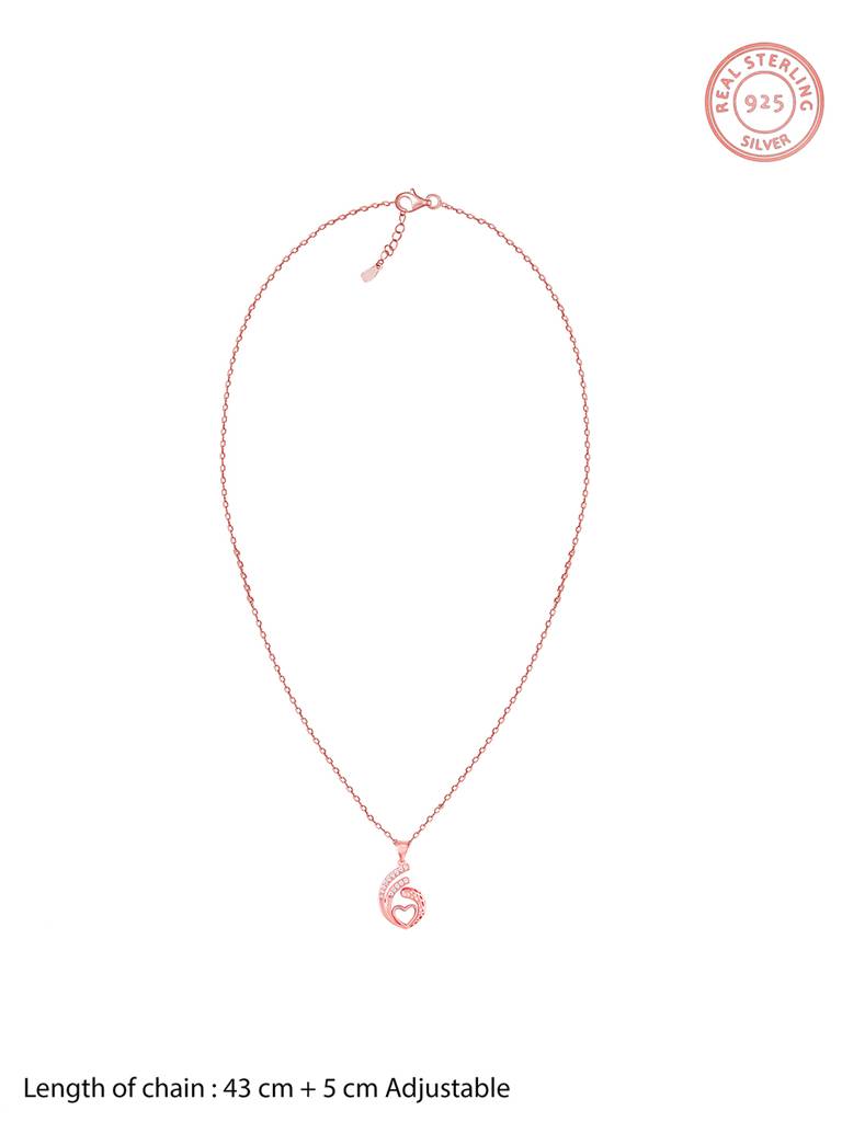 Giva 925 Sterling Silver Rose Gold Tender Affection Set