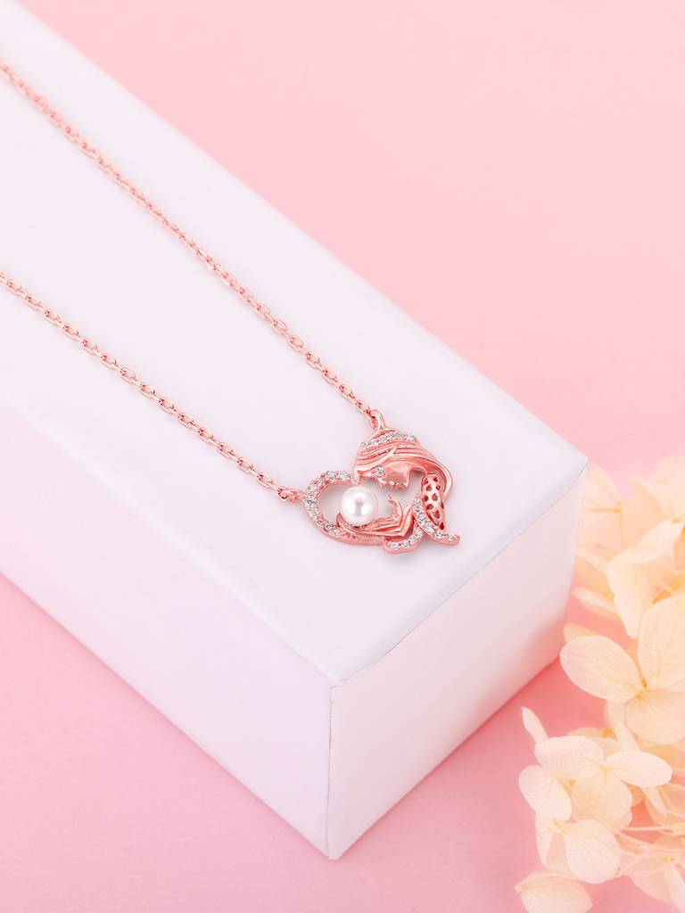 Giva 925 Sterling Silver Rose Gold A New Beginning Necklace