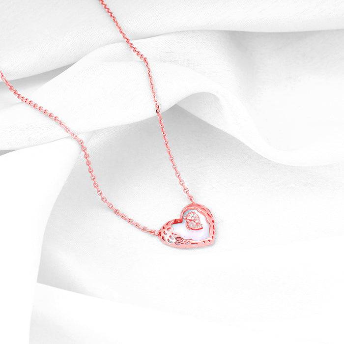 Giva 925 Sterling Silver Rose Gold Adorable Baby Foot Necklace| Pendant To Gift Women & Gi : PD01931