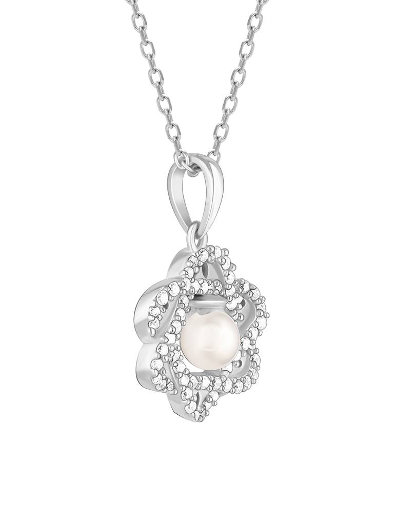 Giva 925 Sterling Silver Raised With Love Pendant With Link Chain