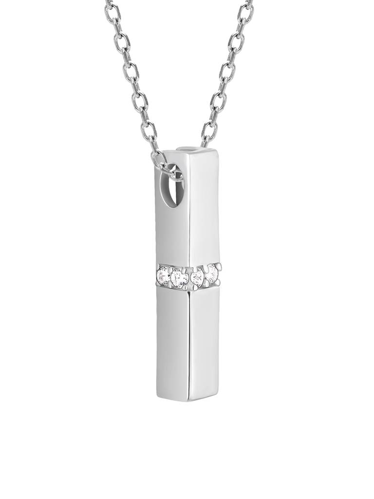 Giva 925 Sterling Silver Whimsical Wand Pendant With Link Chain