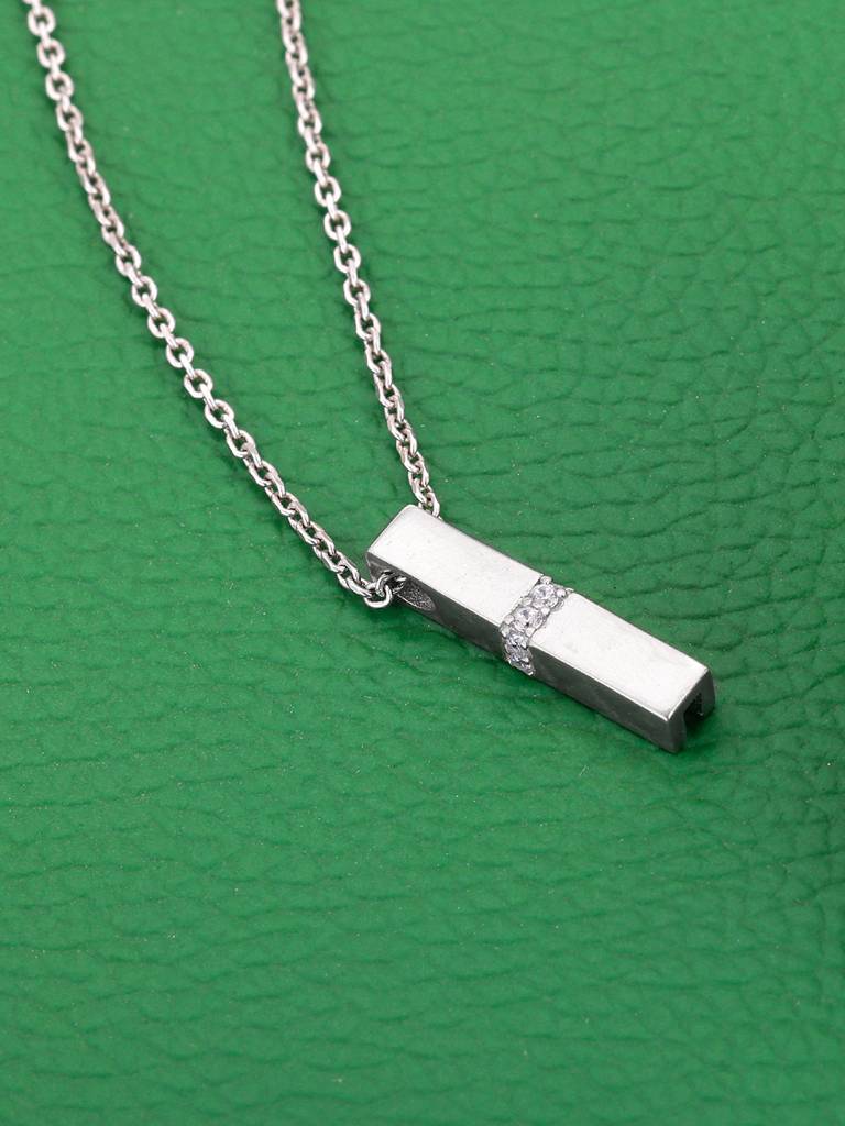 Giva 925 Sterling Silver Whimsical Wand Pendant With Link Chain