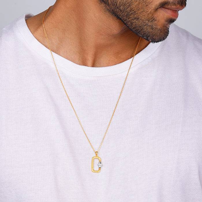 Giva 925 Silver Golden League Pendant With Link Chain For Him| Necklace To Gift Men & Boys : PD01966