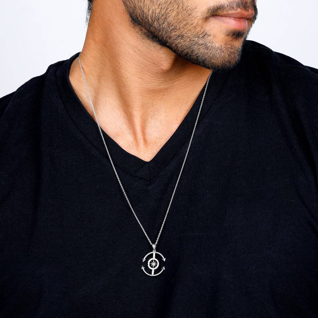 Giva 925 Silver Anchor Of Life Pendant With Link Chain For Her| Necklace To Gift Women & Girls| With : PD01968CH0142
