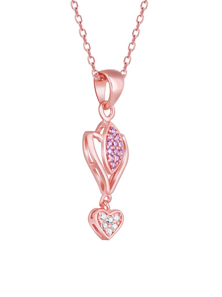 Giva 925 Sterling Silver Rose Gold Crocus Elegance Set Of Three