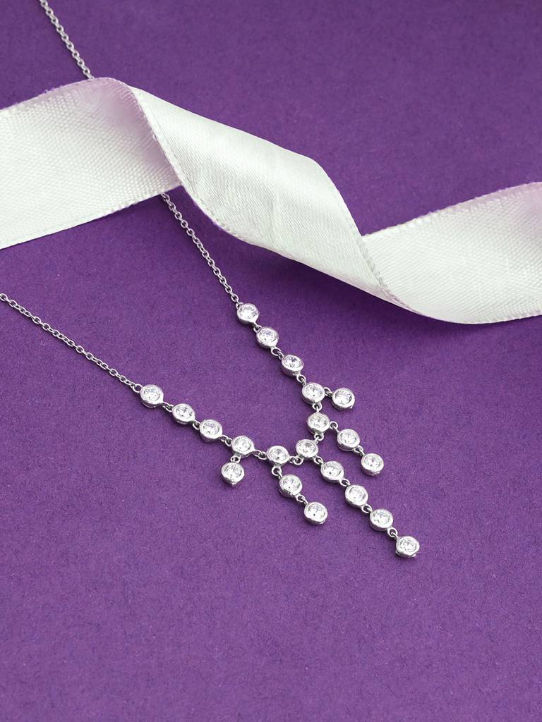 Giva 925 Sterling Silver Radiant Reflections Necklace