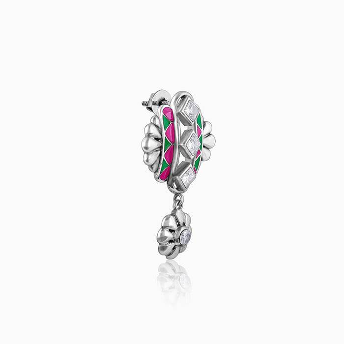 Giva 925 Oxidized Silver Urban Alchemy Set| Gifts For Women And Girls | With Certificate Of Authenti : PD01999ER01997